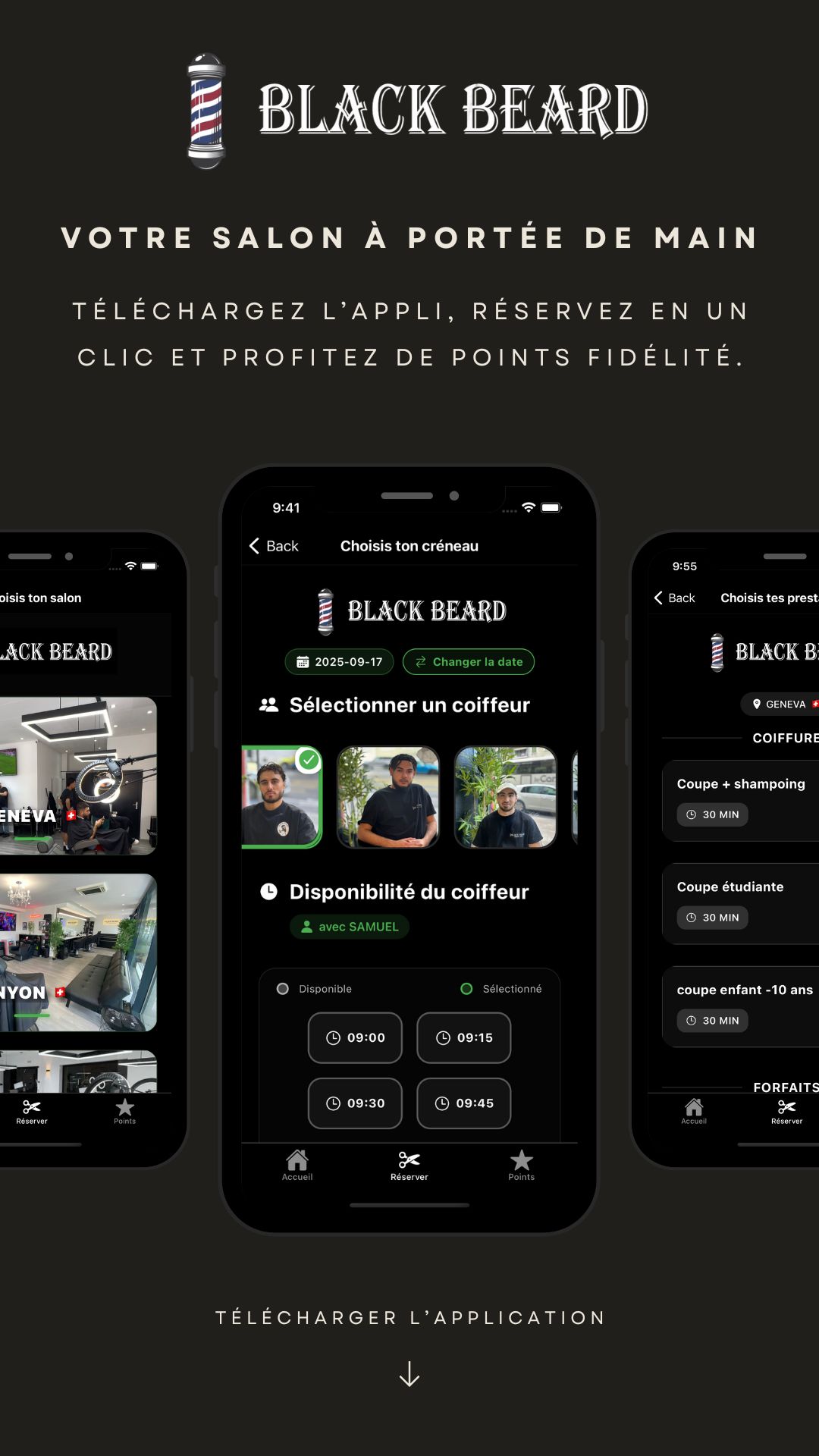 Black Beard - Votre Salon à Portée de Main